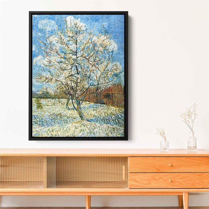 Peach Trees in Blossom (1888) by Vincent van Gogh - Canvas Artwork