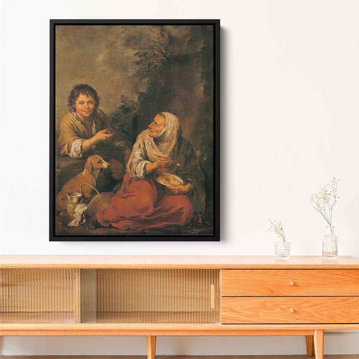 Peasant Woman and a Boy (1659) by Bartolome Esteban Murillo - Canvas Artwork