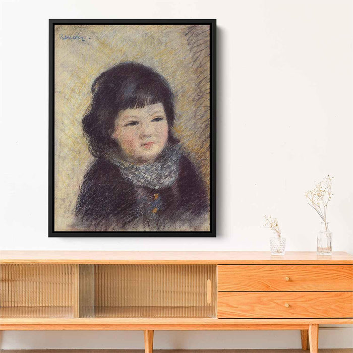 Portrait of a Child (1879) by Pierre-Auguste Renoir - Canvas Artwork