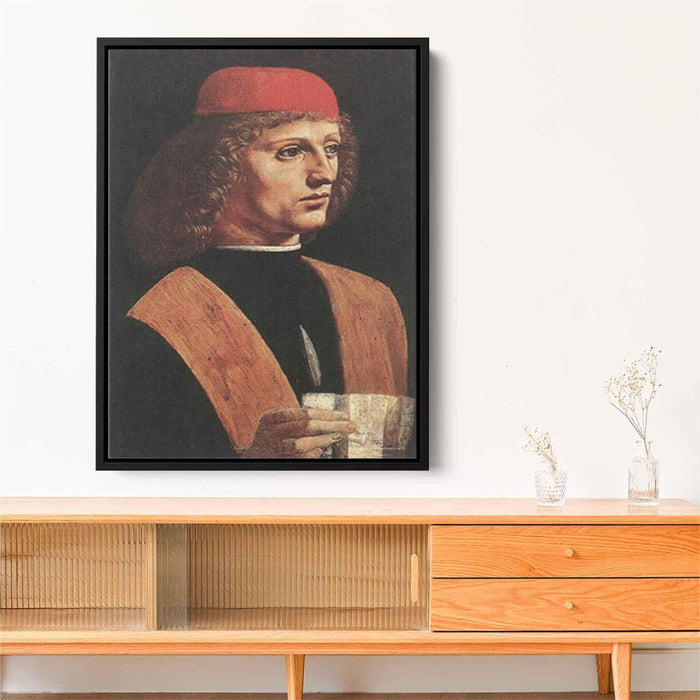 Portrait of a Musician (1487) by Leonardo da Vinci - Canvas Artwork