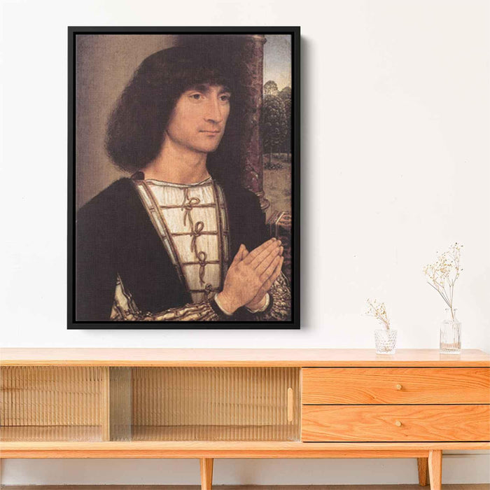 Portrait of a Young Man (1490) by Hans Memling - Canvas Artwork