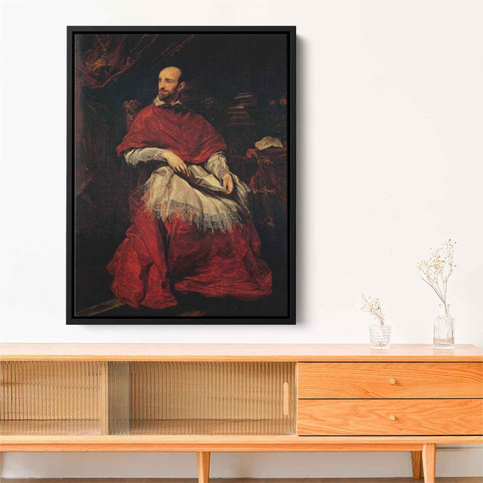 Portrait of Cardinal Guido Bentivoglio (1625) by Anthony van Dyck - Canvas Artwork