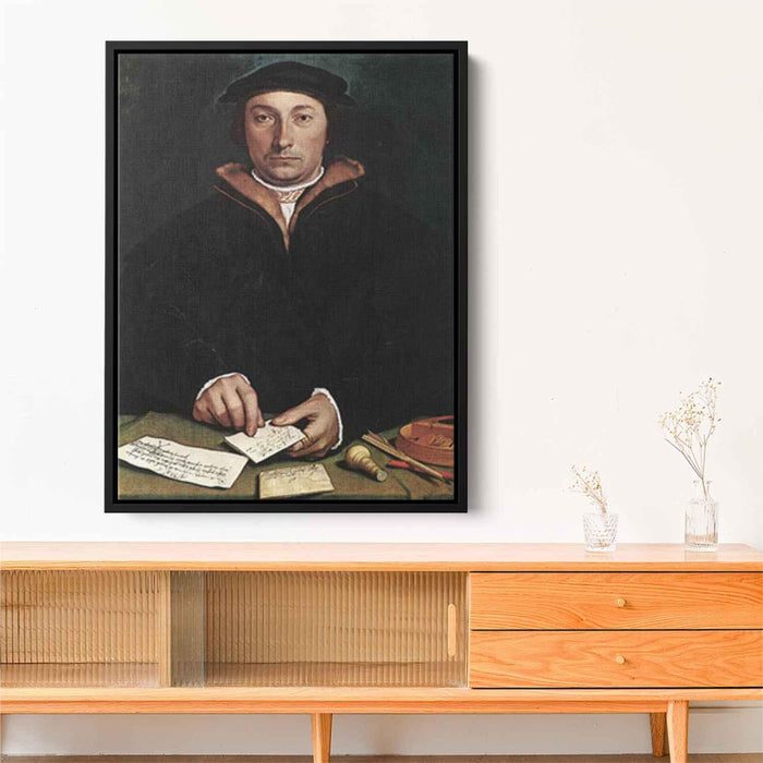 Portrait of Dirk Tybis (1533) by Hans Holbein the Younger - Canvas Artwork