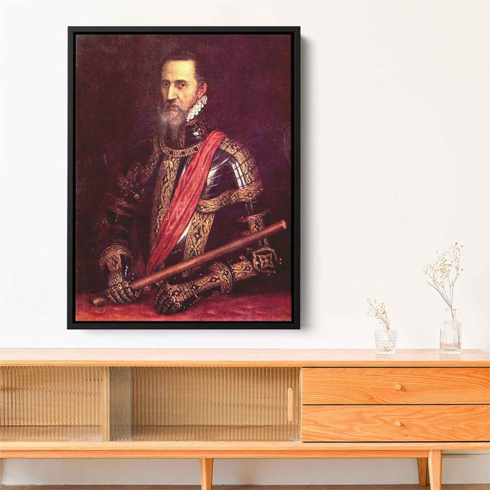 Portrait of Don Fernando Alvarez of Toledo, Grand Duke of Alba by Titian - Canvas Artwork
