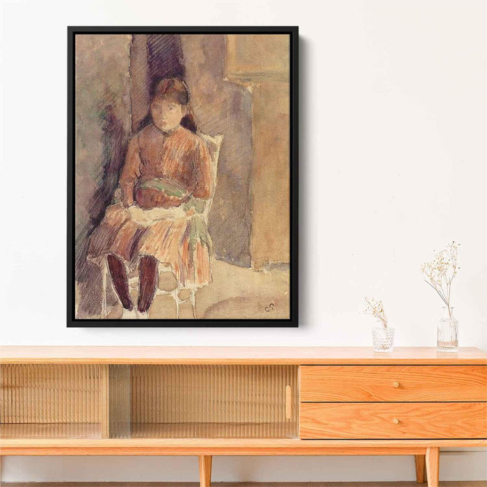 Portrait of Jeanne, the Artist's Daughter by Camille Pissarro - Canvas Artwork