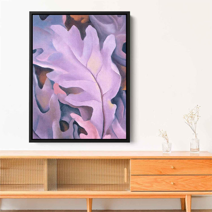 Purple Leaves (1922) by Georgia O'Keeffe - Canvas Artwork