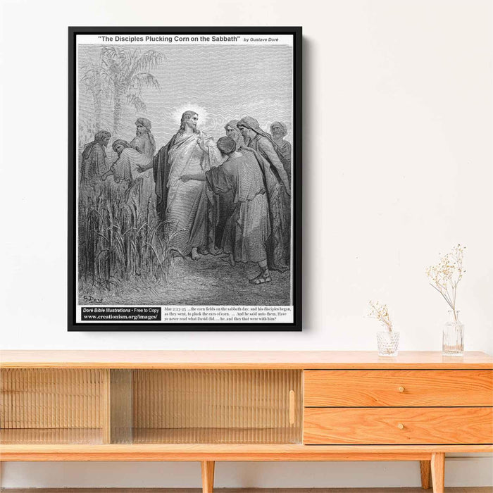 The Disciples Plucking Corn On The Sabbath by Gustave Dore - Canvas Artwork
