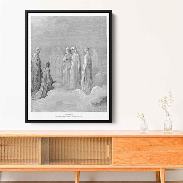 The Moon by Gustave Dore - Canvas Artwork