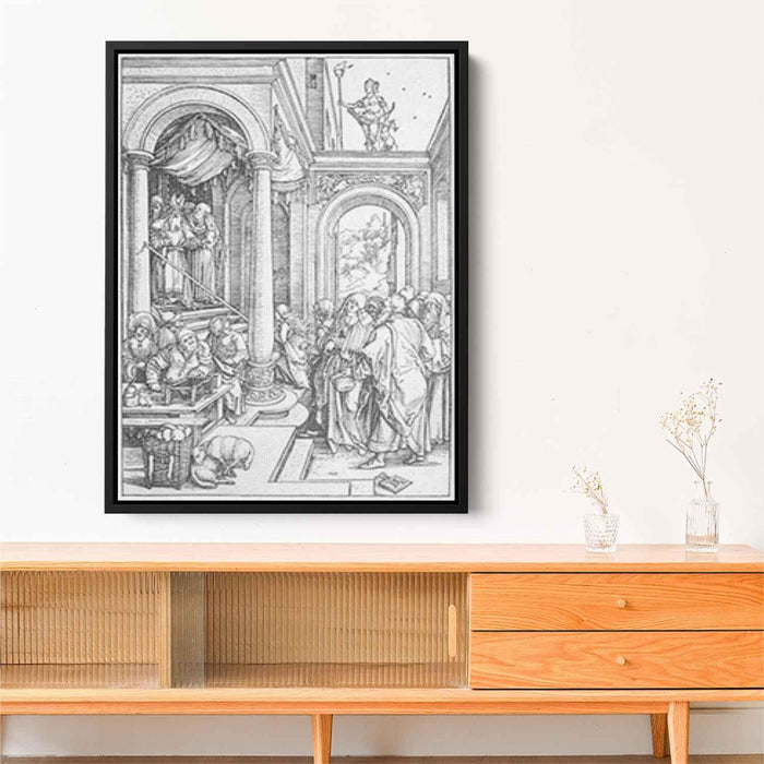 The Presentation of the Virgin in the Temple (1505) by Albrecht Durer - Canvas Artwork