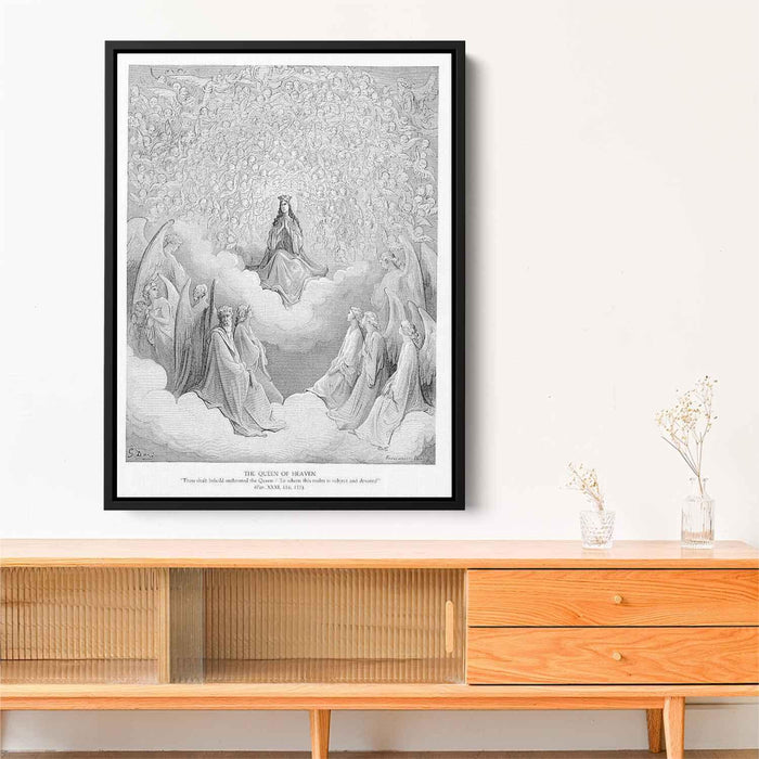 The Queen of Heaven by Gustave Dore - Canvas Artwork