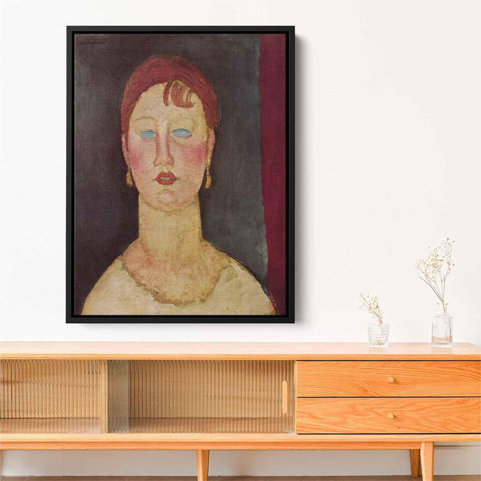 The Singer from Nice (1919) by Amedeo Modigliani - Canvas Artwork