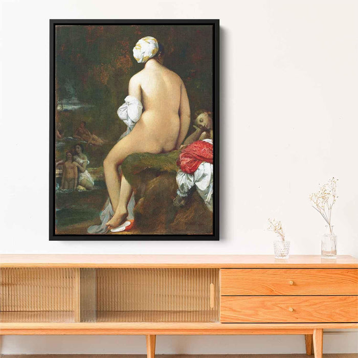 The Small Bather (1828) by Jean Auguste Dominique Ingres - Canvas Artwork