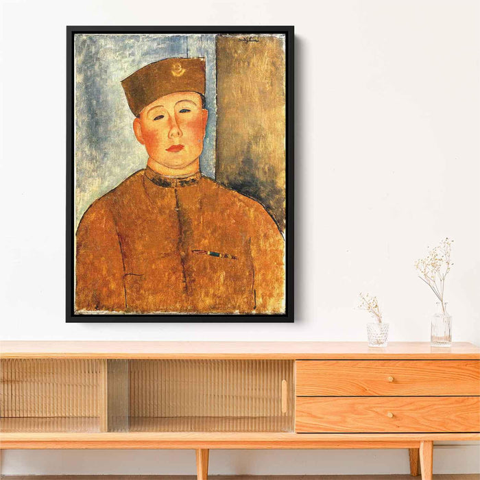 The Zouave (1918) by Amedeo Modigliani - Canvas Artwork