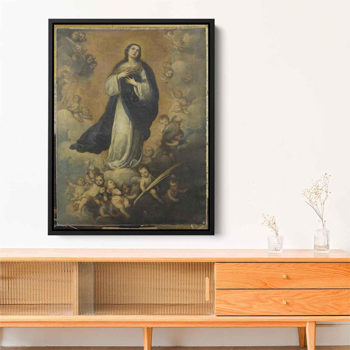 Virgin glorious by Bartolome Esteban Murillo - Canvas Artwork