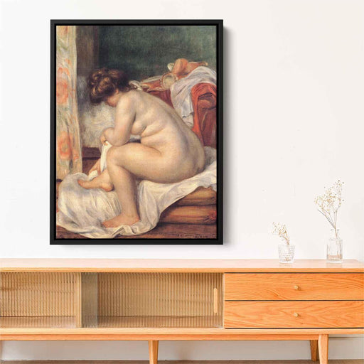 Woman After Bathing (1896) by Pierre-Auguste Renoir - Canvas Artwork