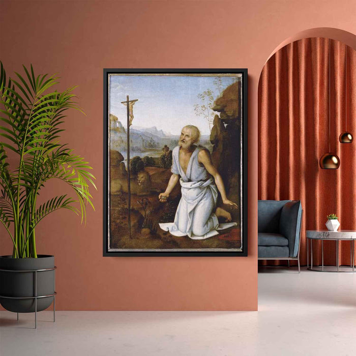 Bender St .Jerome (1502) by Pietro Perugino - Canvas Artwork