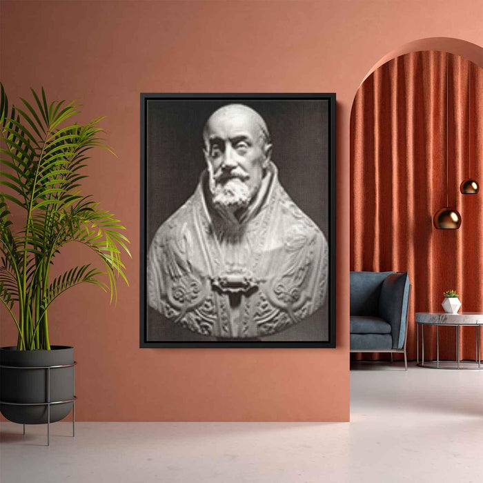 Bust of Pope Gregory XV (1621) by Gian Lorenzo Bernini - Canvas Artwork