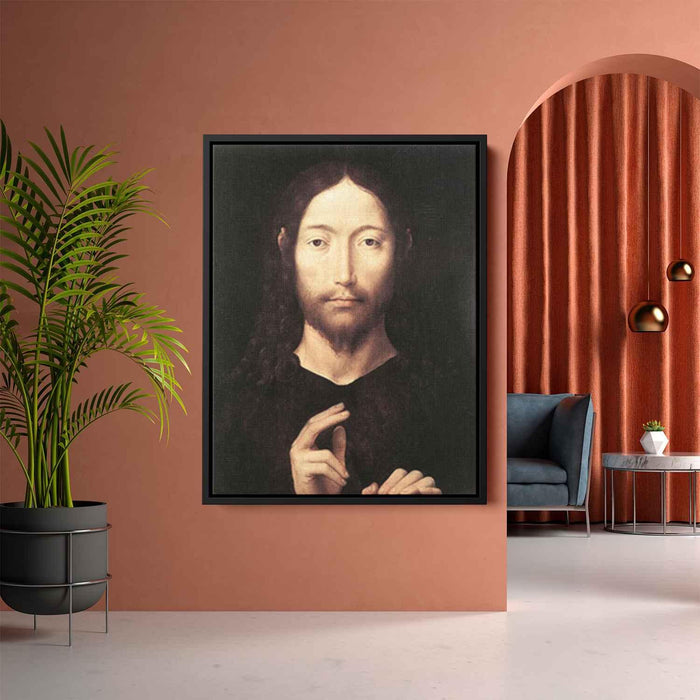 Christ Giving His Blessing (1478) by Hans Memling - Canvas Artwork
