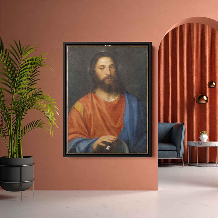 Christ with Globe (1530) by Titian - Canvas Artwork