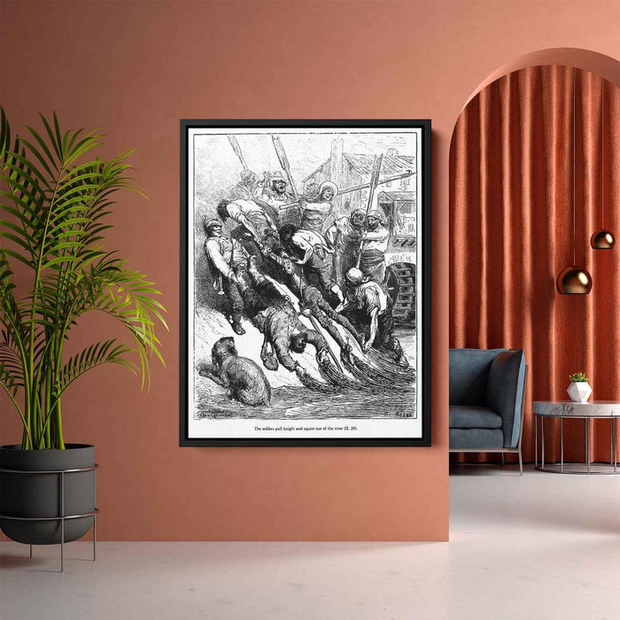 Don Quixote by Gustave Dore - Canvas Artwork