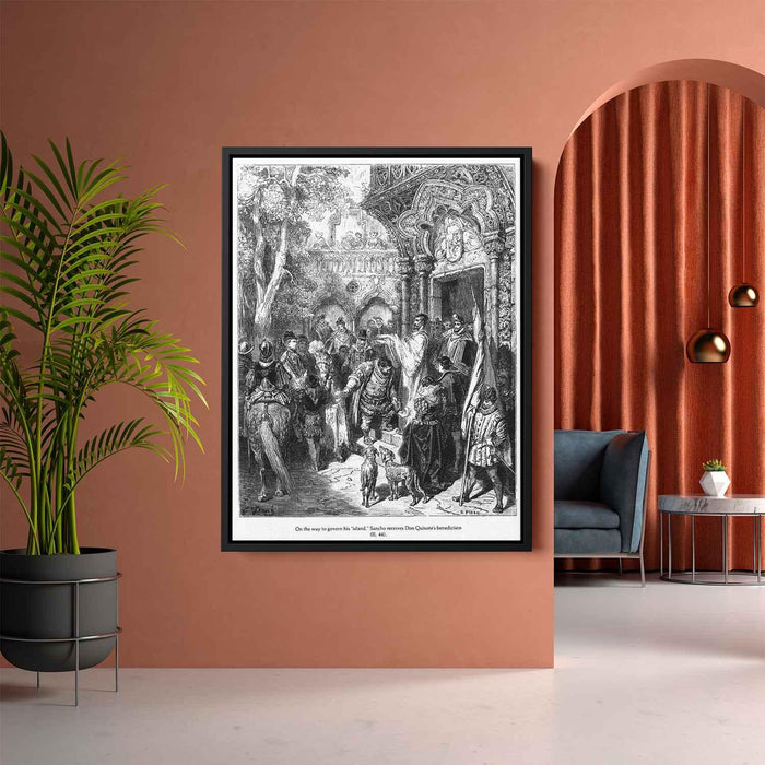 Don Quixote by Gustave Dore - Canvas Artwork