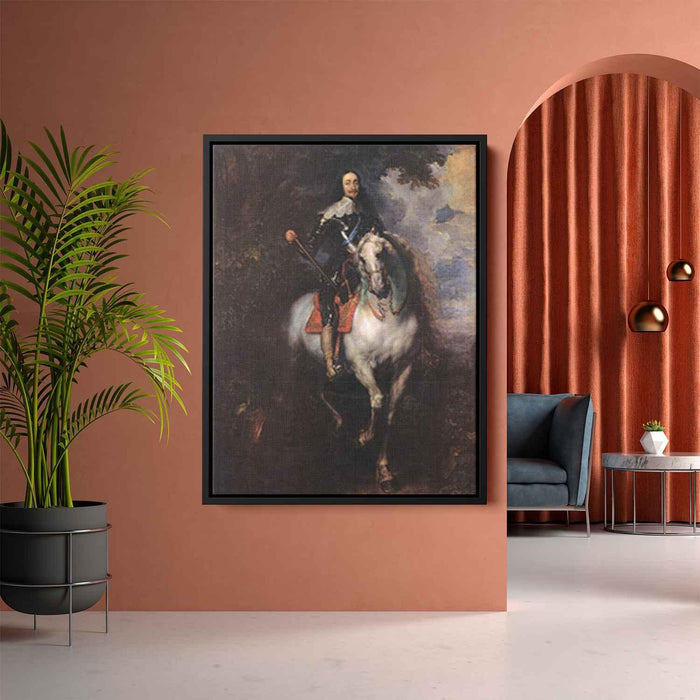 Equestrian Portrait of Charles I, King of England by Anthony van Dyck - Canvas Artwork