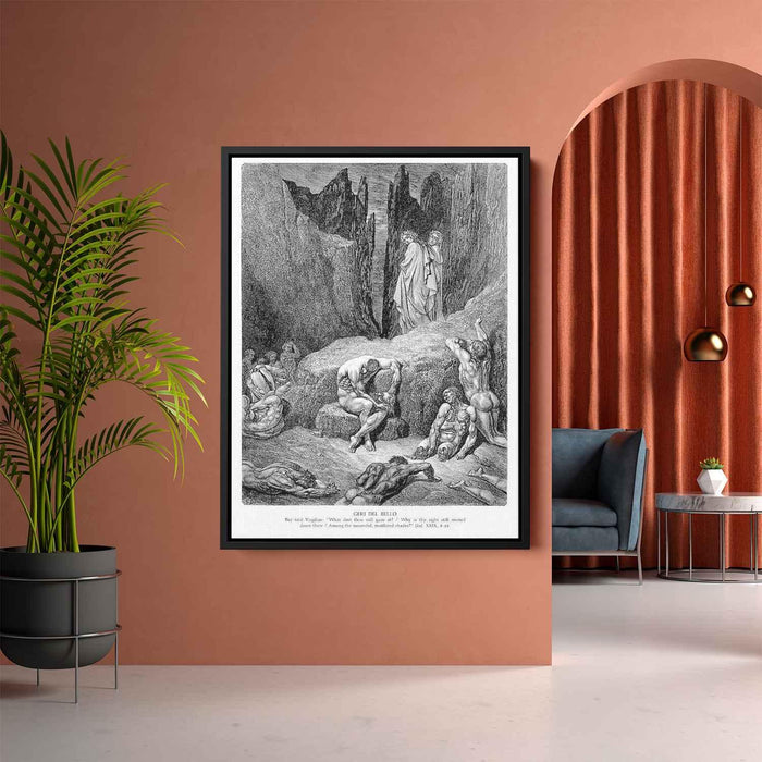 Geri Del Bello by Gustave Dore - Canvas Artwork