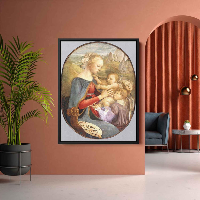 Madonna and Child with Two Angels by Sandro Botticelli - Canvas Artwork