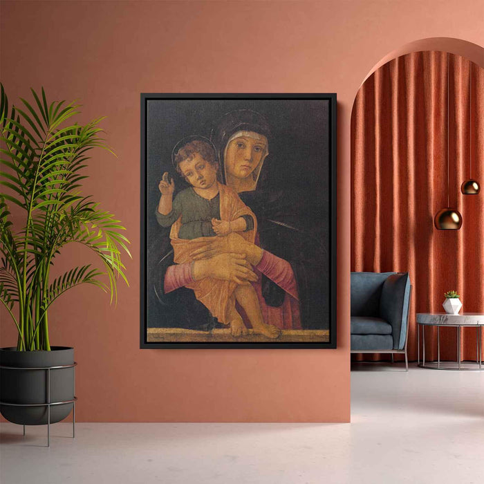 Madonna with Child Blessing (1464) by Giovanni Bellini - Canvas Artwork