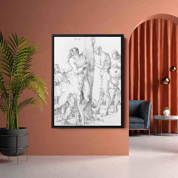 Male and Female Nudes (1515) by Albrecht Durer - Canvas Artwork