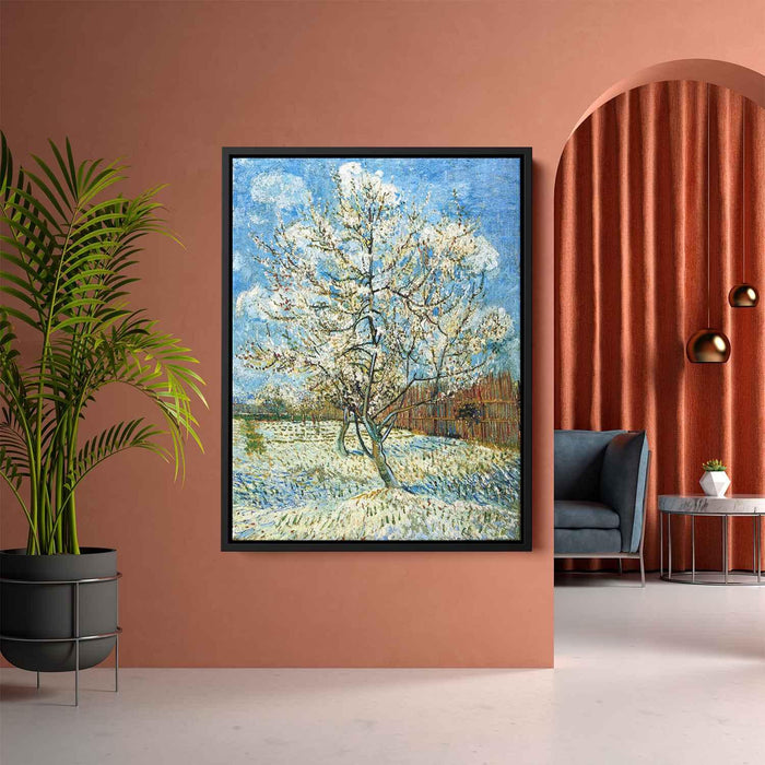 Peach Trees in Blossom (1888) by Vincent van Gogh - Canvas Artwork