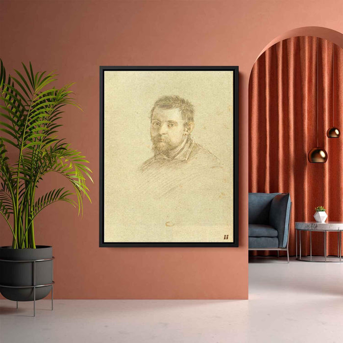 Portrait of Annibale Carracci by Annibale Carracci - Canvas Artwork