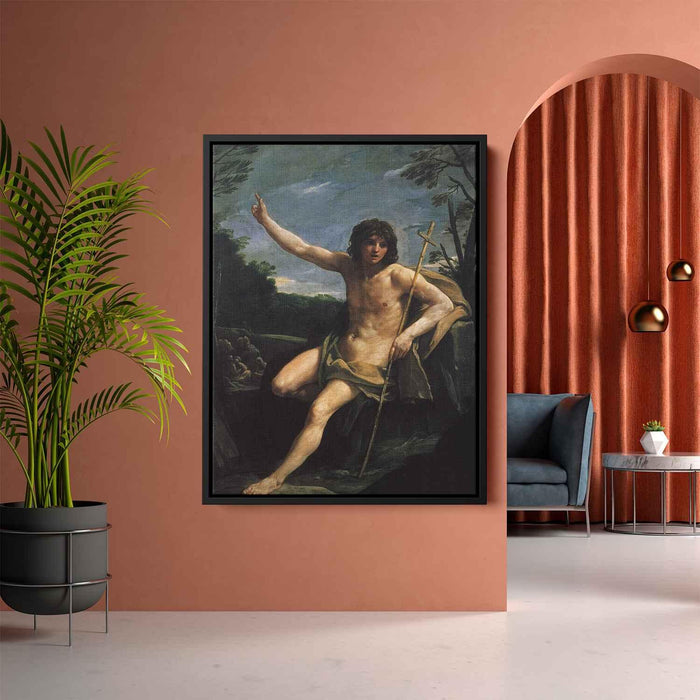 Saint John the Baptist (1637) by Guido Reni - Canvas Artwork