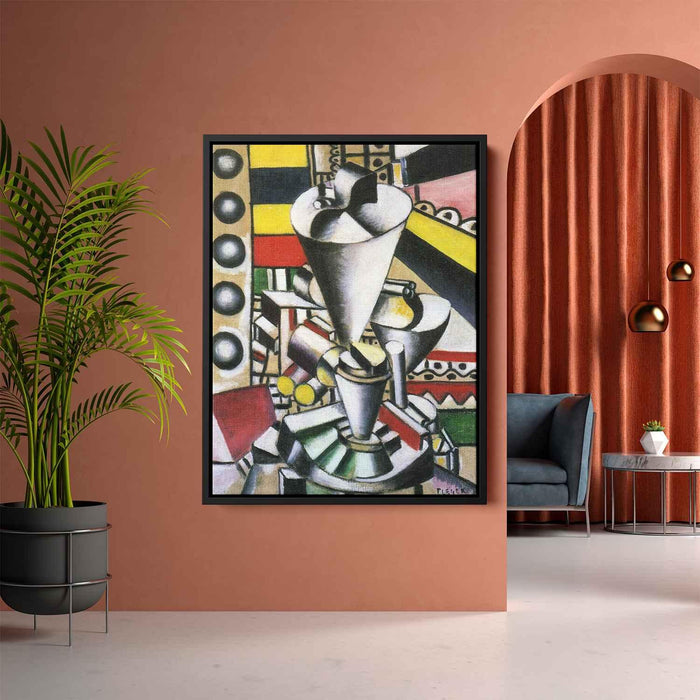 Still life in the machine elements (1918) by Fernand Leger - Canvas Artwork