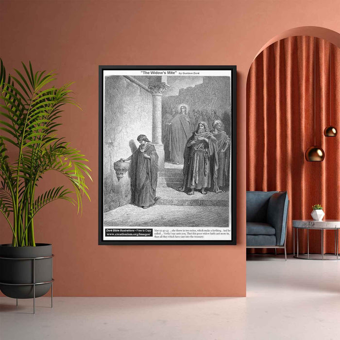 The Widow by Gustave Dore - Canvas Artwork