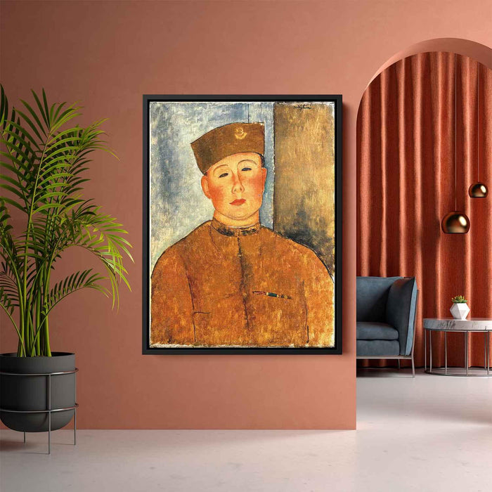 The Zouave (1918) by Amedeo Modigliani - Canvas Artwork