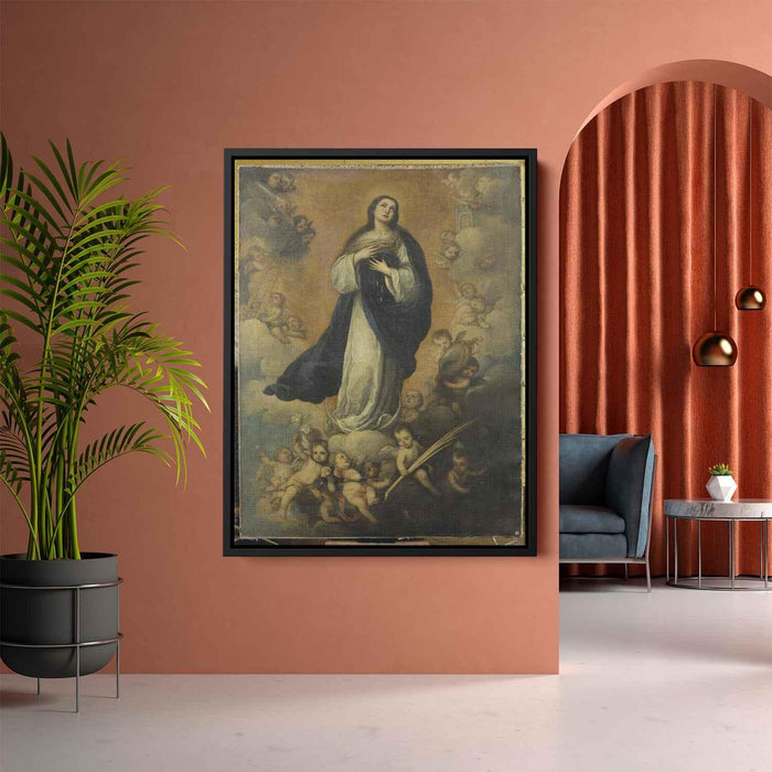 Virgin glorious by Bartolome Esteban Murillo - Canvas Artwork