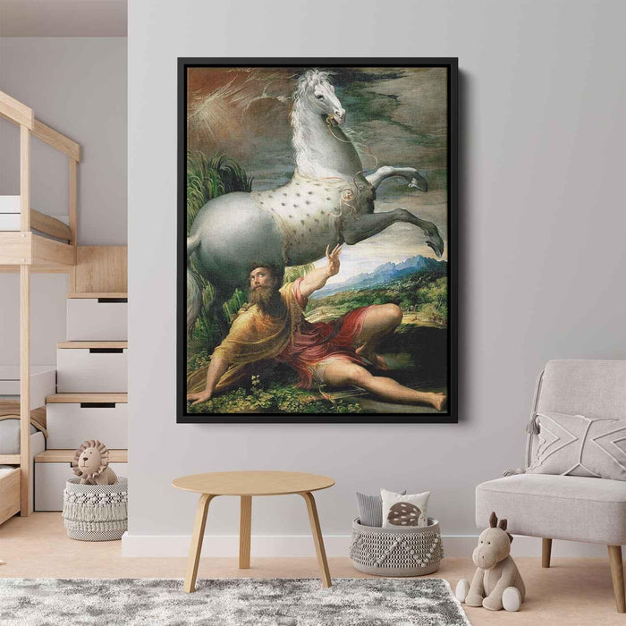 The Conversion Of St Paul (1528) by Parmigianino - Canvas Artwork