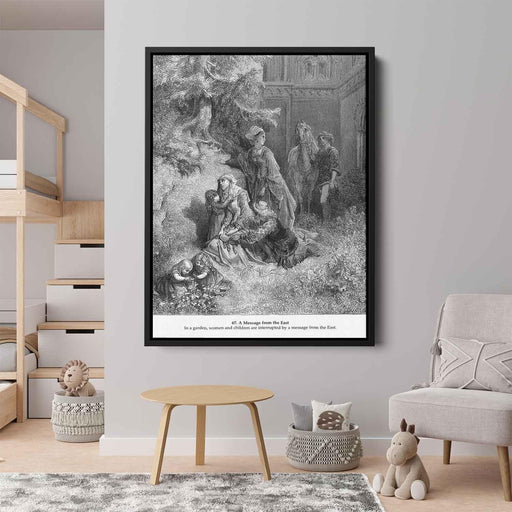 A Message from the East by Gustave Dore - Canvas Artwork