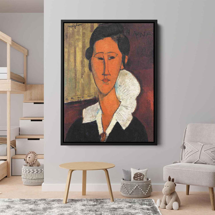 Anna (Hanka) Zborowska (1917) by Amedeo Modigliani - Canvas Artwork