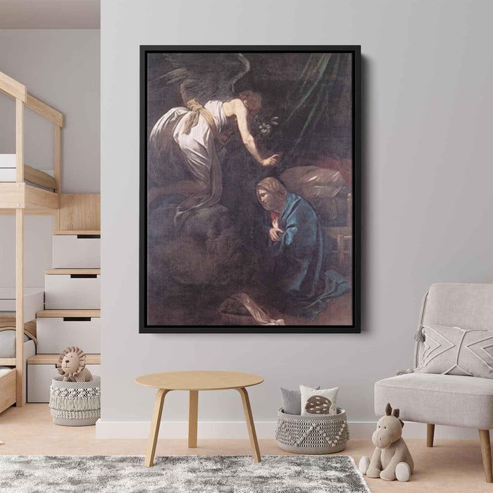 Annunciation (1608) by Caravaggio - Canvas Artwork