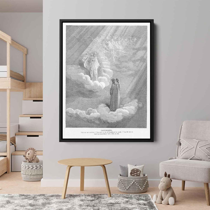 Cacciaguida by Gustave Dore - Canvas Artwork