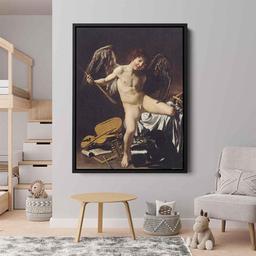 Amor Victorious (1602) by Caravaggio - Canvas Artwork