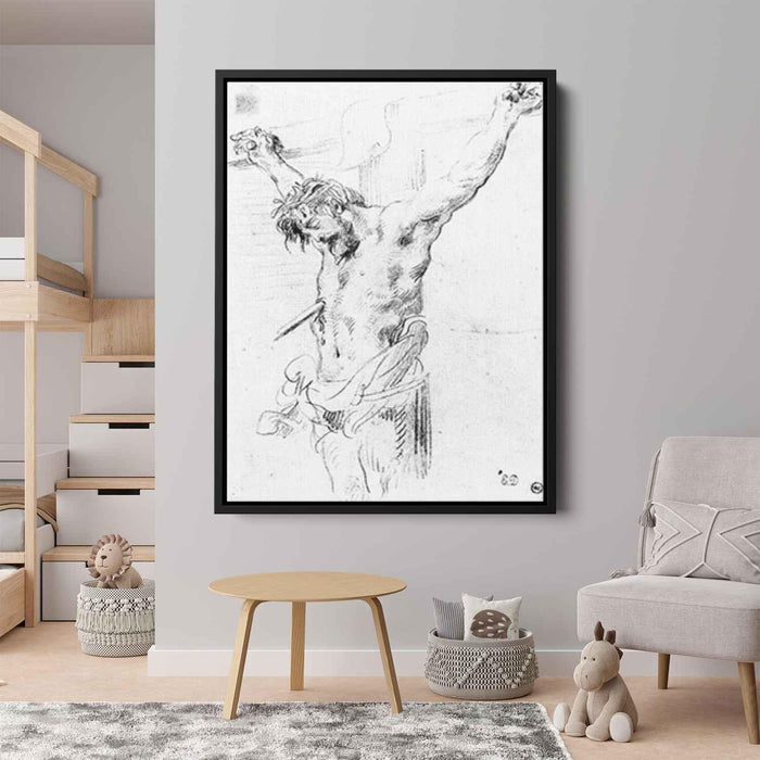 Christ on the Cross (1839) by Eugene Delacroix - Canvas Artwork
