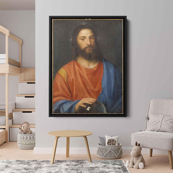 Christ with Globe (1530) by Titian - Canvas Artwork