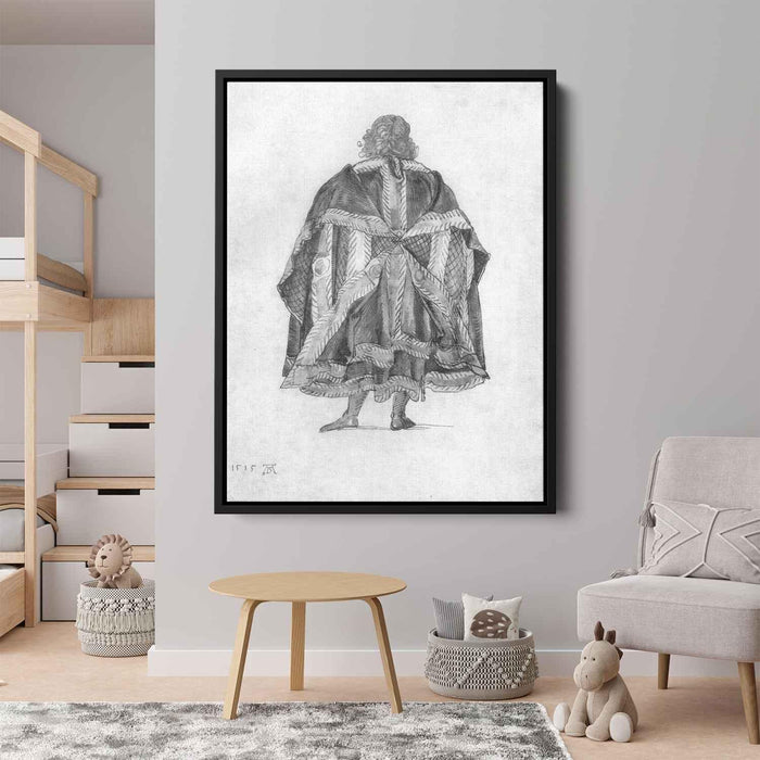 Design to a court dress by Albrecht Durer - Canvas Artwork