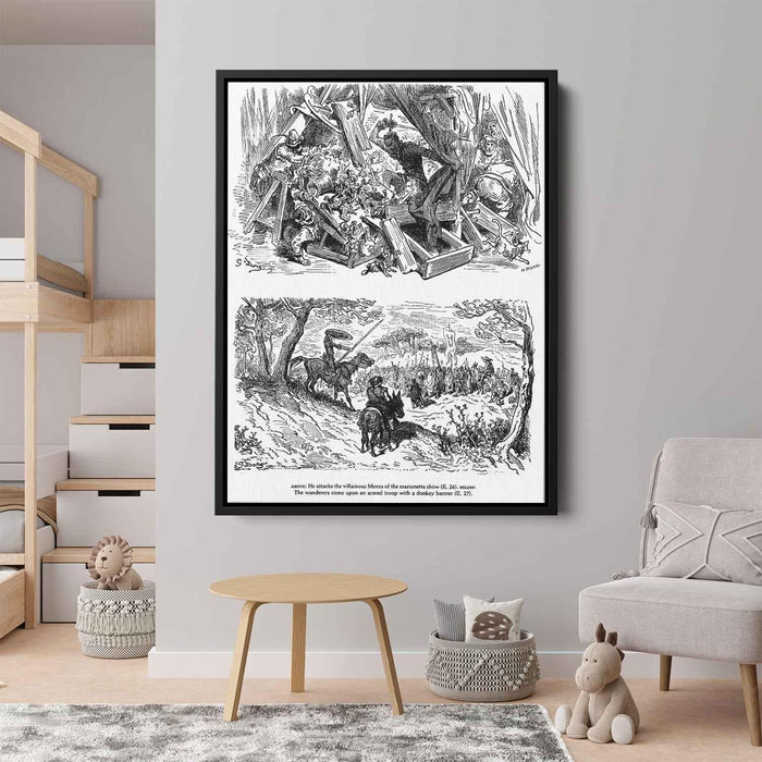 Don Quixote by Gustave Dore - Canvas Artwork