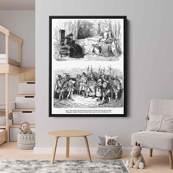 Don Quixote by Gustave Dore - Canvas Artwork