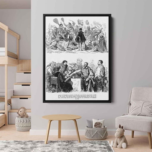 Don Quixote by Gustave Dore - Canvas Artwork