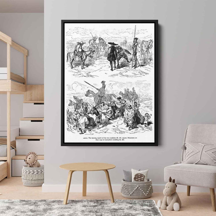 Don Quixote by Gustave Dore - Canvas Artwork